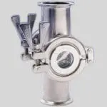 Sanitary Inline Sight Glass with MetaClamp